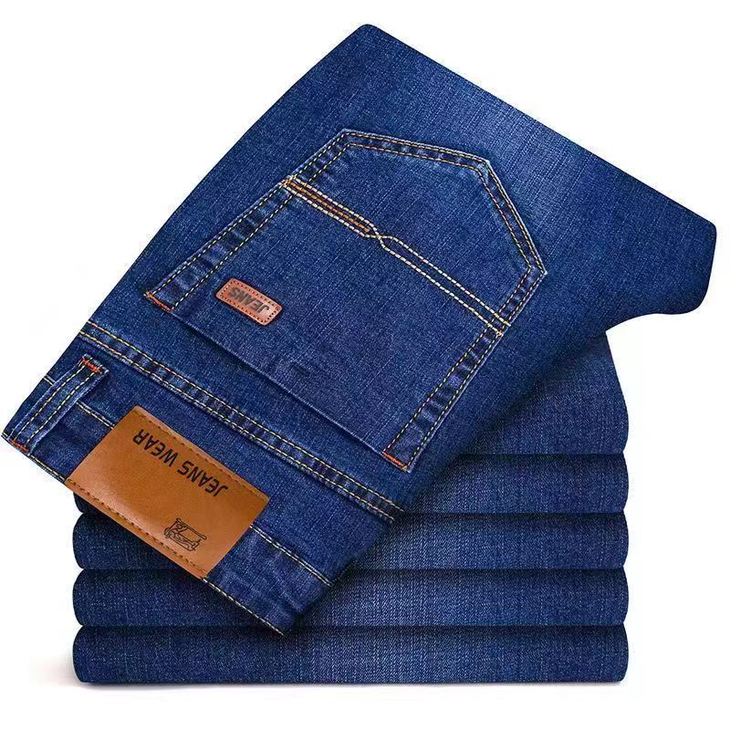 Levis Jeans 501 - Celana Denim Lurus Lembut Pria 2024