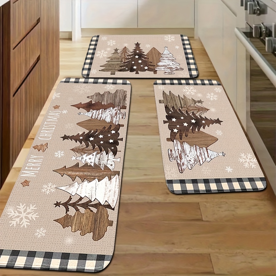 VIKAMA Set Karpet Lantai Dapur - Family Tree Print ulasan dan harga