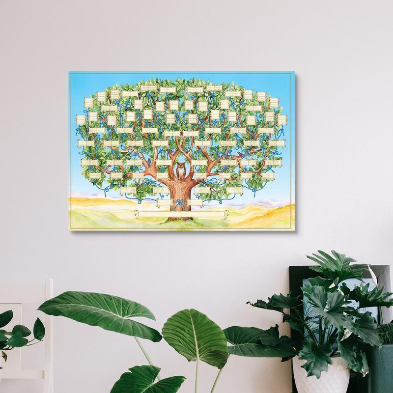 Bagan Pohon Keluarga Yang Dapa - Family Tree Print ulasan dan harga