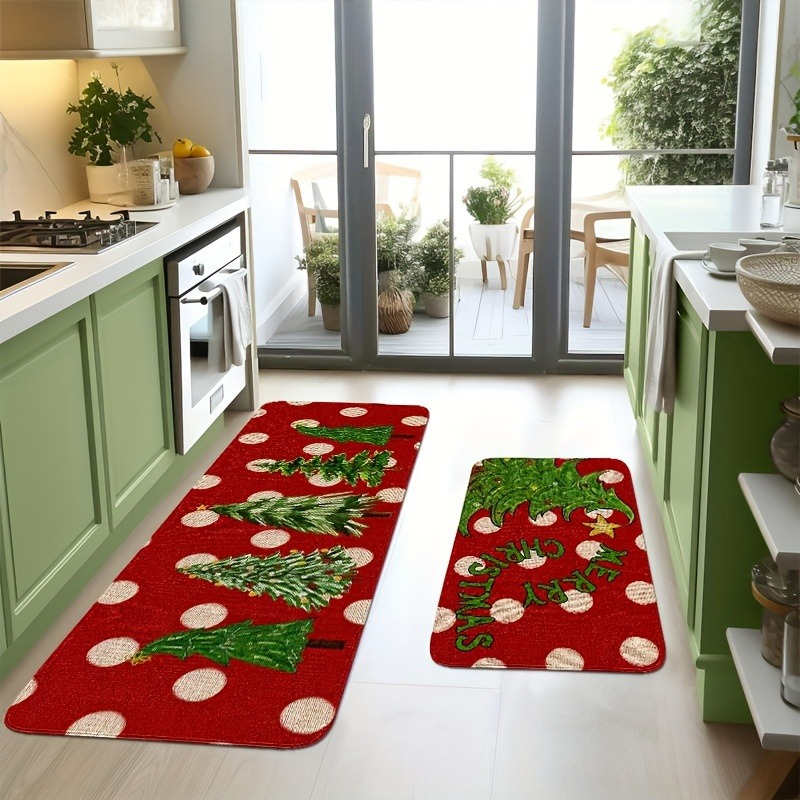 VIKAMA Set Karpet Lantai Dapur - Family Tree Print ulasan dan harga