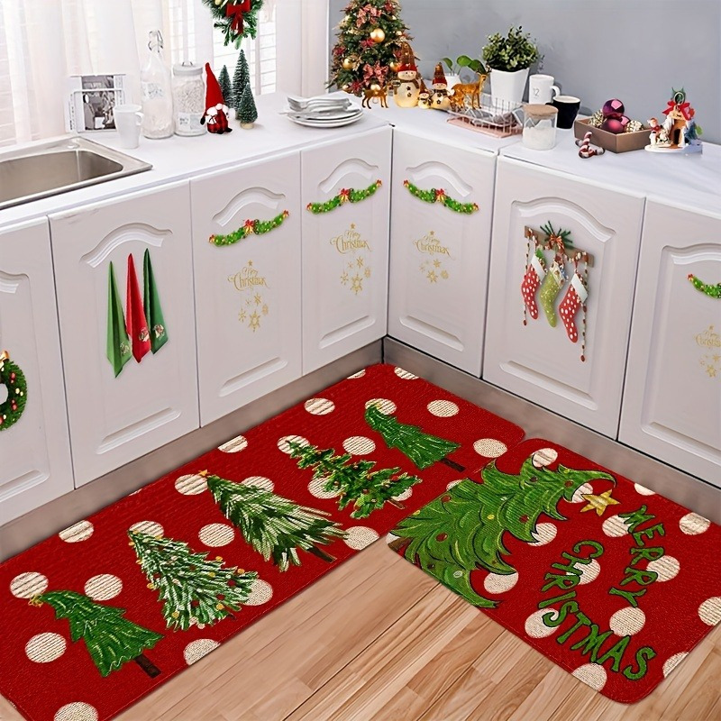 VIKAMA Set Karpet Lantai Dapur - Family Tree Print ulasan dan harga